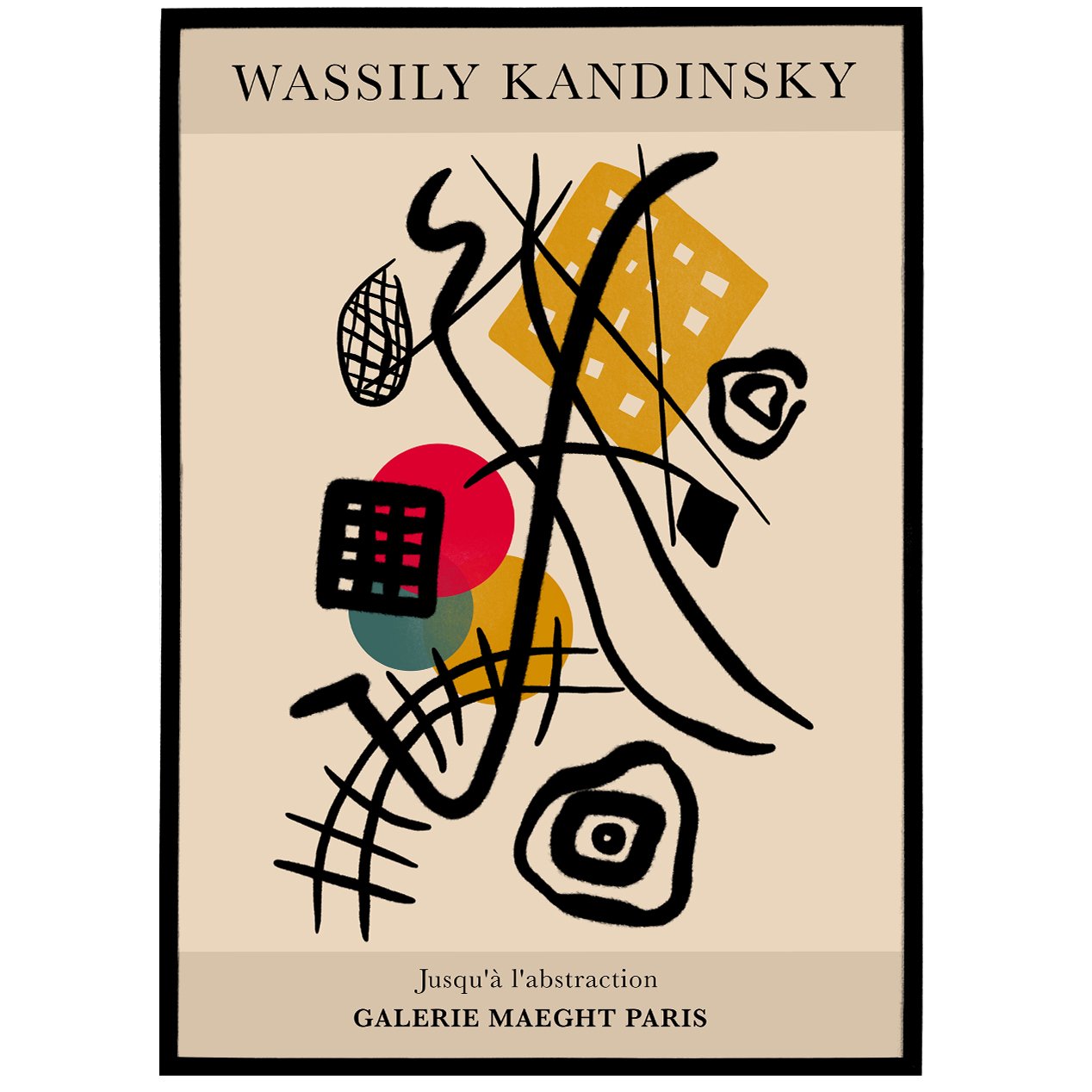 Wassily Kandinsky Poster - Shop posters, Art prints, Laptop Sleeves, Phone case and more Online!