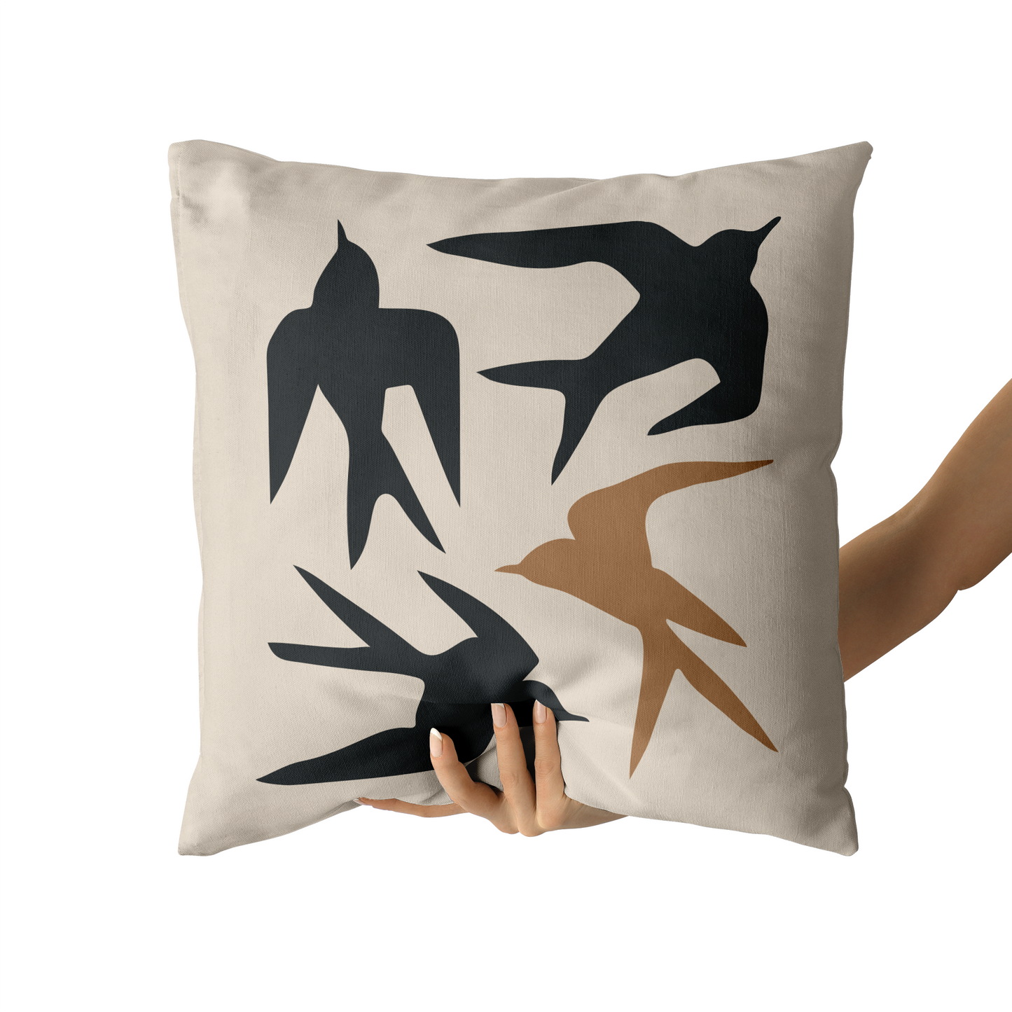 Bohemian Decor Birds Throw Pillow