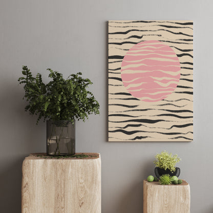 Mid Century Modern Painting Canvas Print