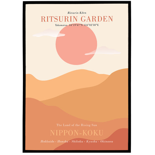 Japanese Garden Poster