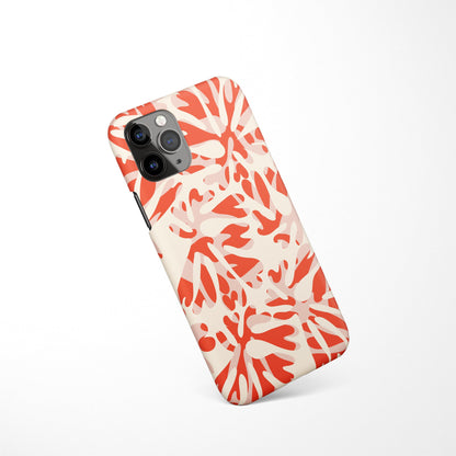 Red and White iPhone Case