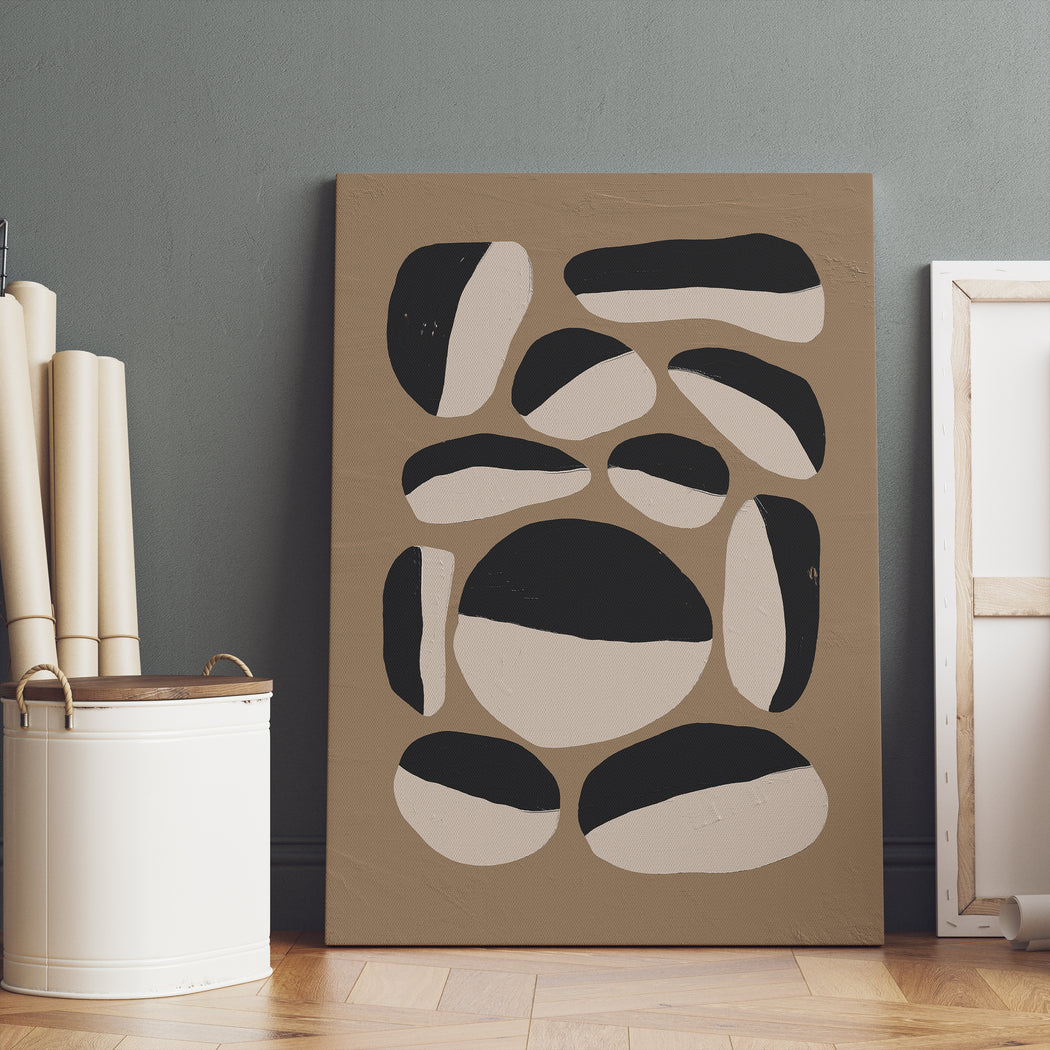 Geometric Modern Shapes Canvas Print