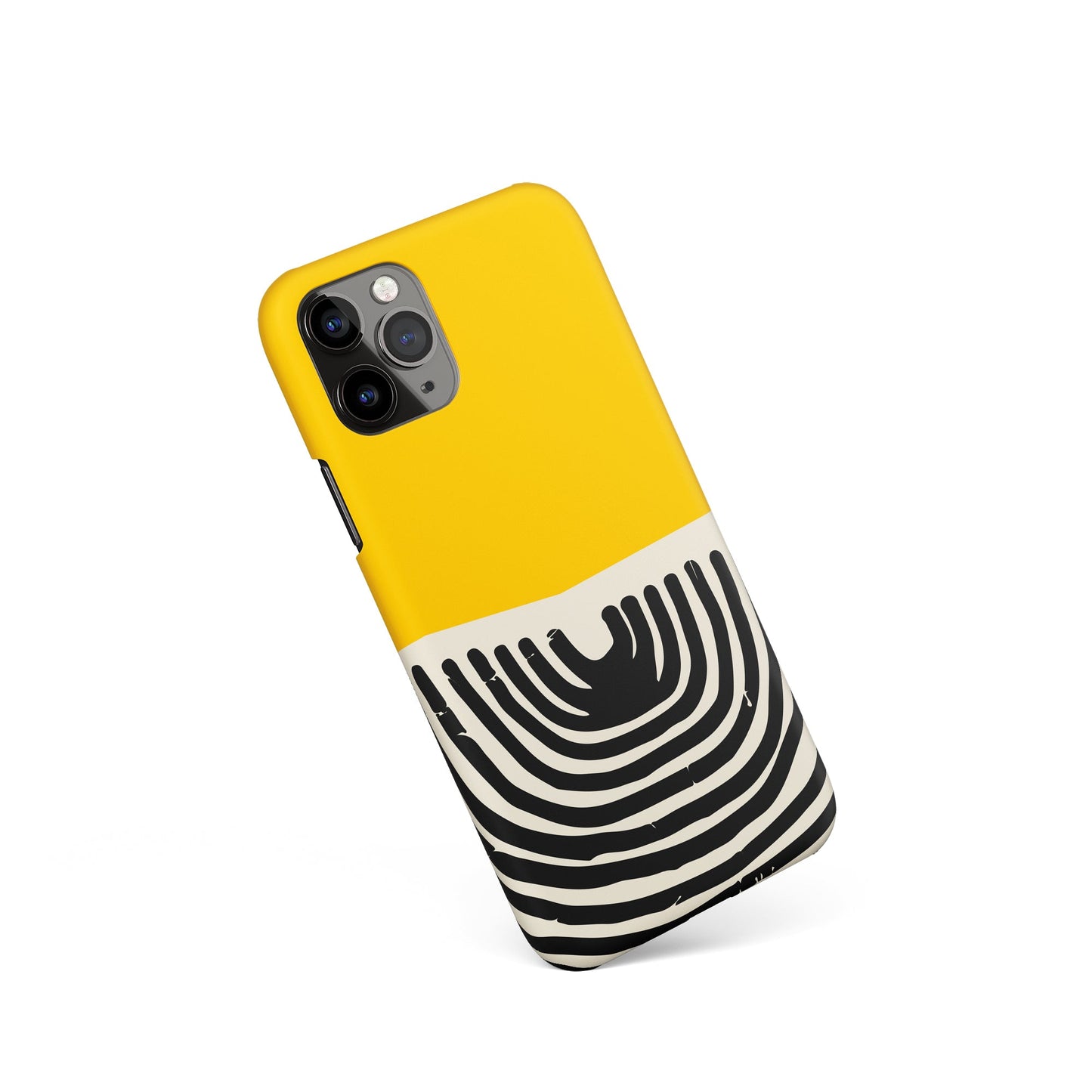 Yellow Illustration iPhone Case