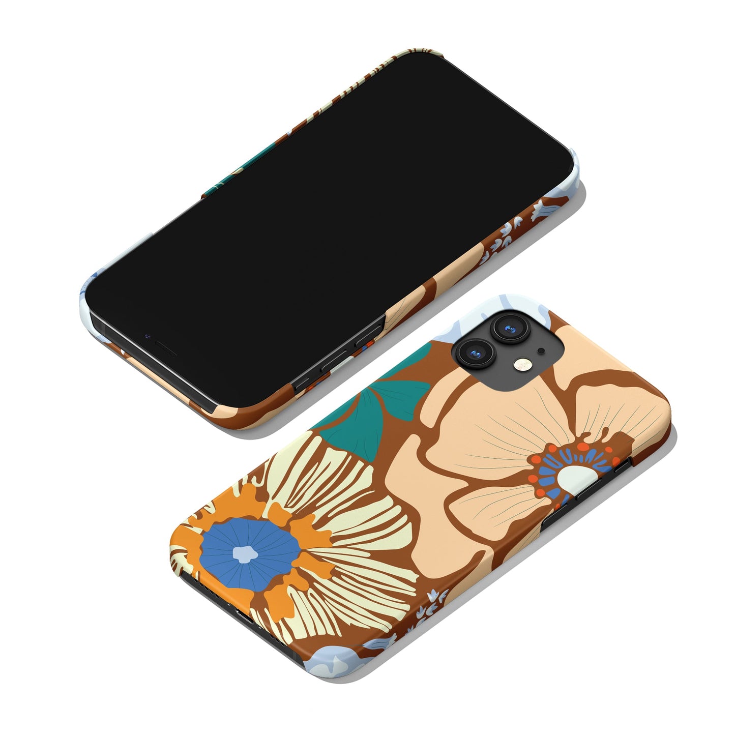 Vintage Flowers Beige iPhone Case