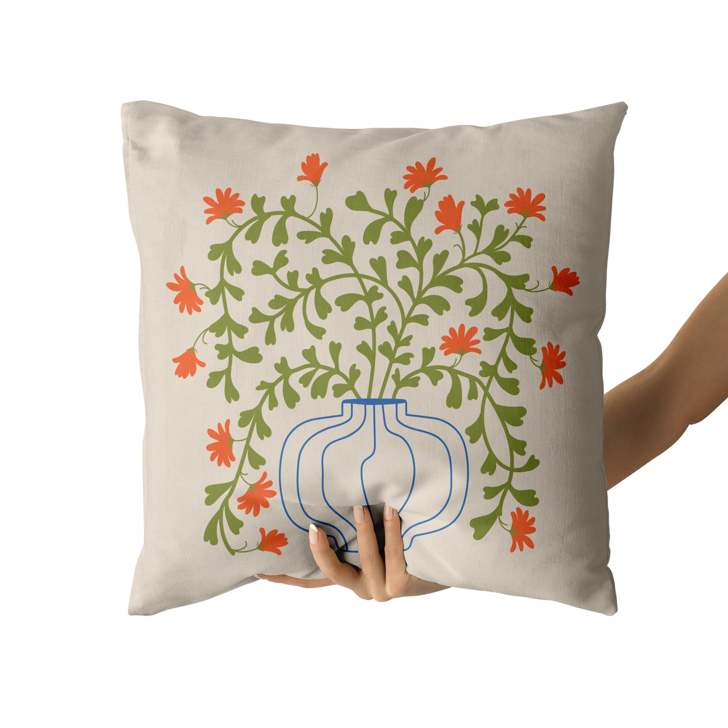 Mother's Day Gifts Floral Art Throw Pillow