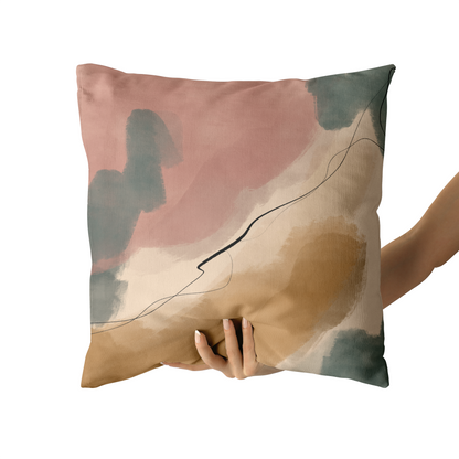 Painted Artistic Unique Throw Pillow