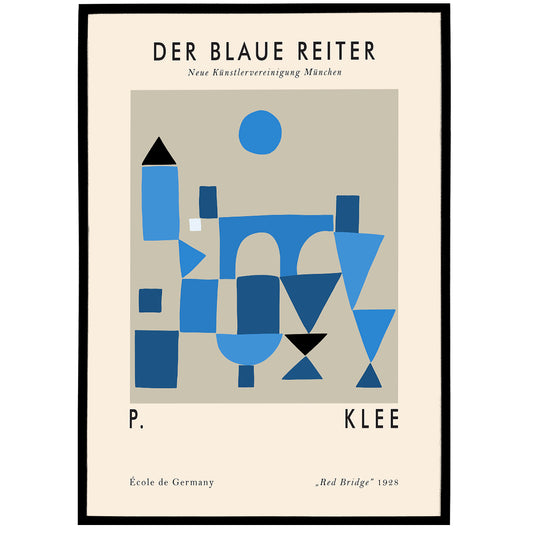 Blue Paul Klee Poster