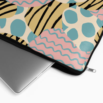 Handdrawn Modern Pattern MacBook Sleeve