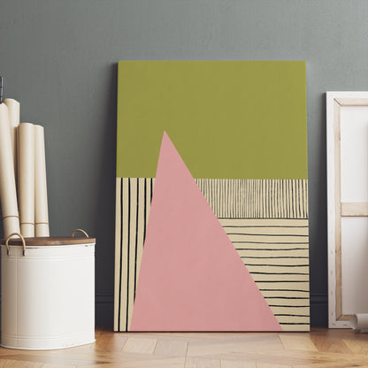 Geometric Mid Century Modern Canvas Print