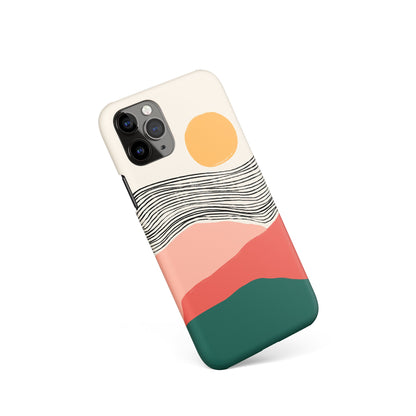 Handdrawn Landscape iPhone Case