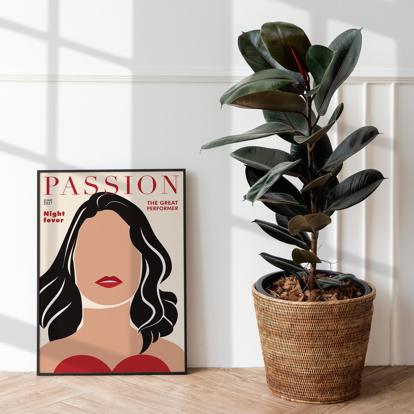 Woman's Passion Cover Print