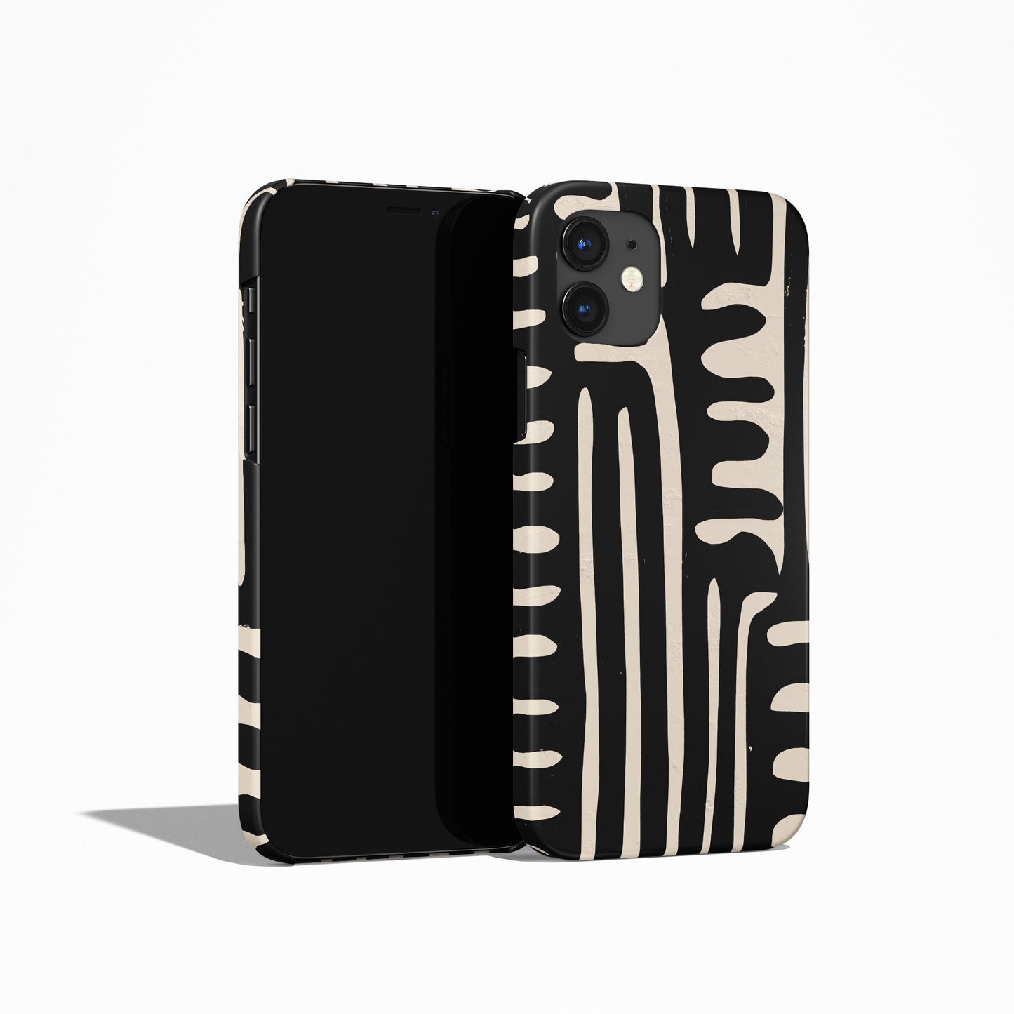 Black Aztec Art iPhone Case