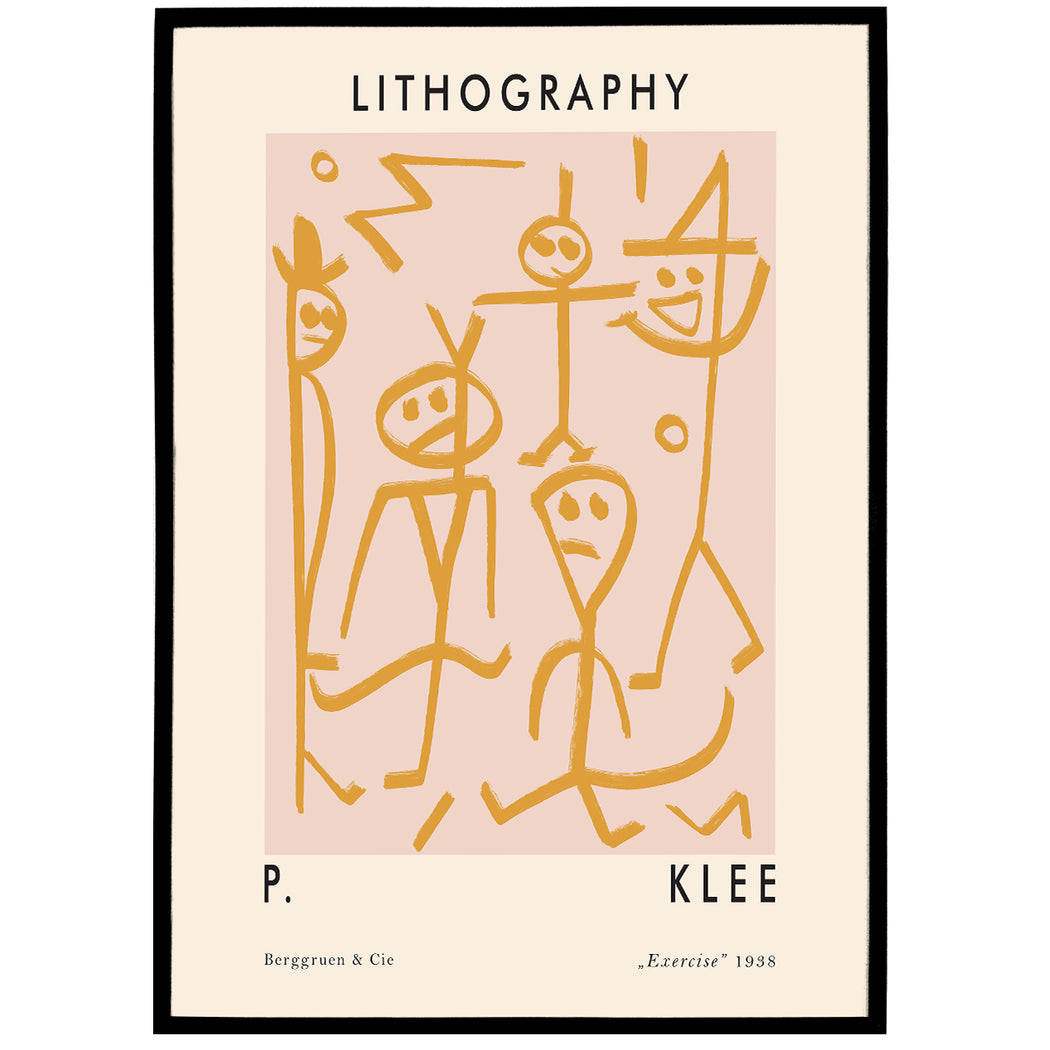 P. Klee Exercise Poster