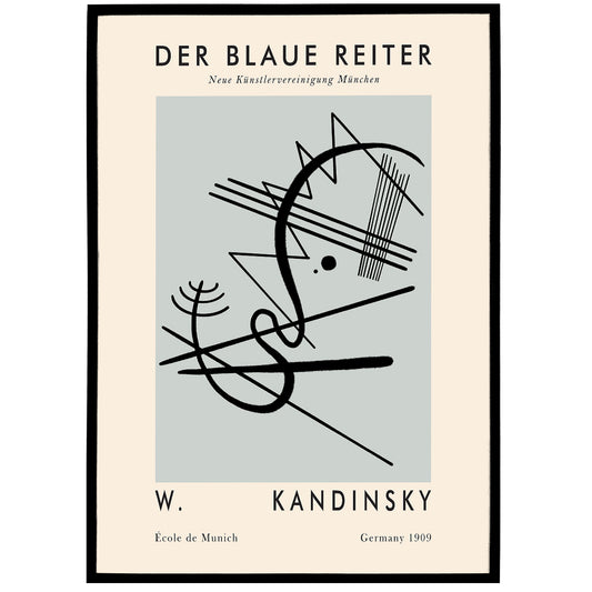 W. Kandinsky Abstract Poster