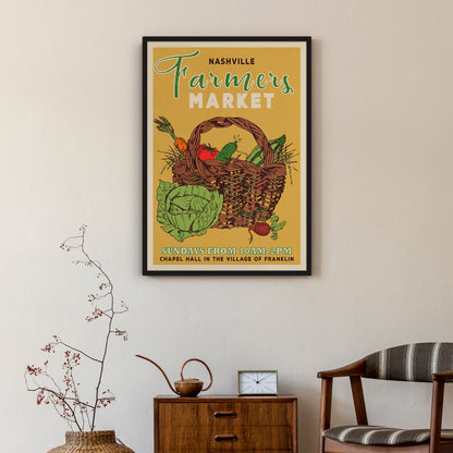 Nashville Farmers Market Poster