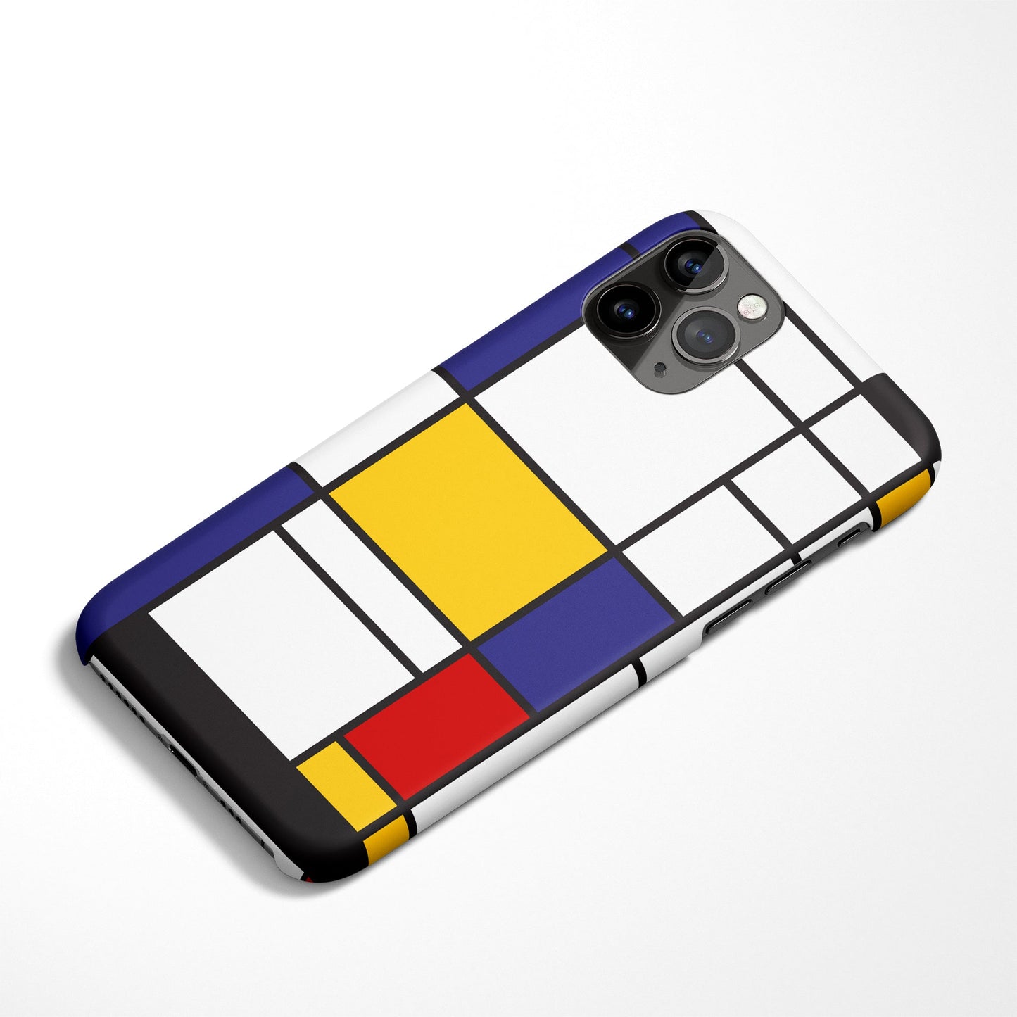 Mondrian Yellow-Red-Blue iPhone Case