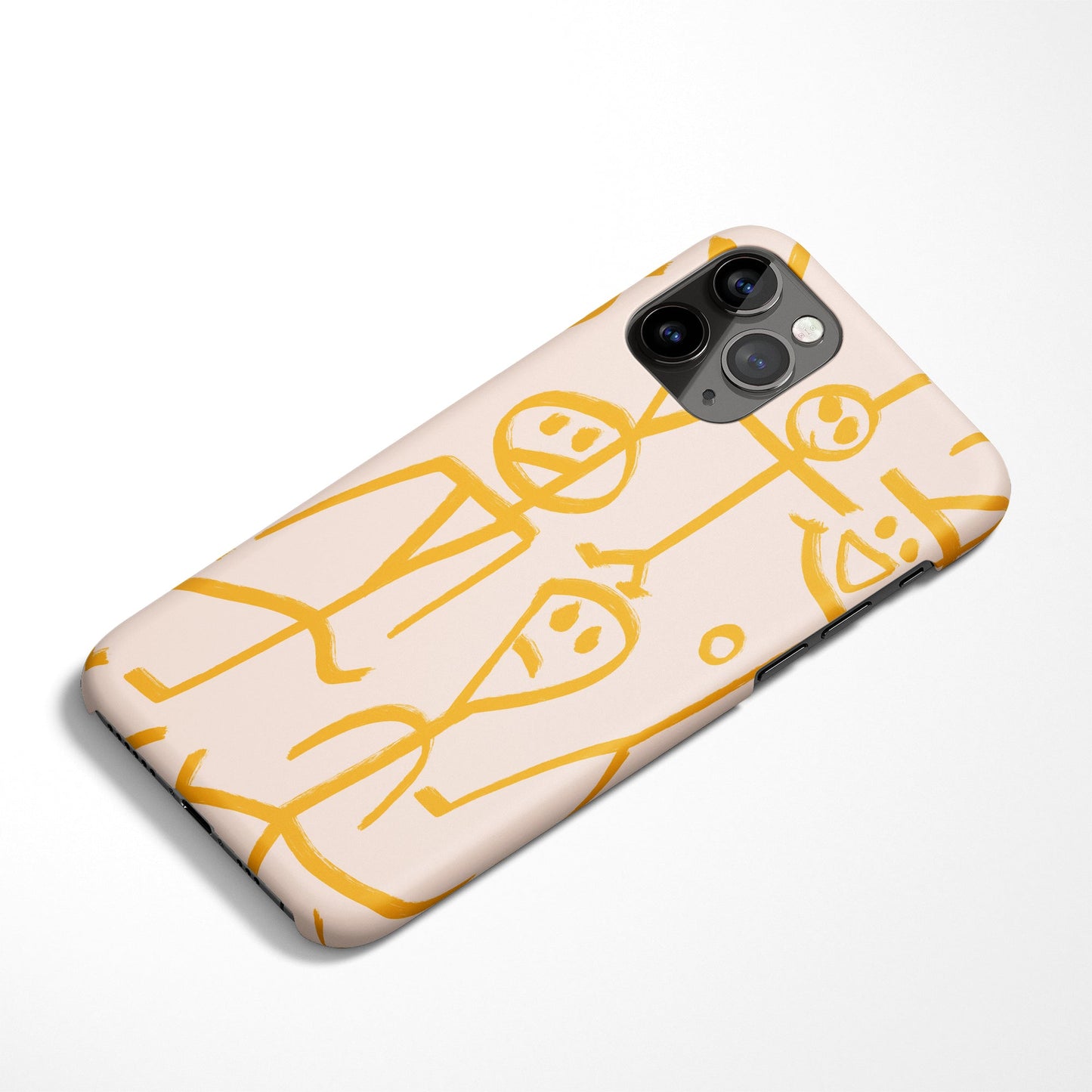 Cavemen Drawings iPhone Case