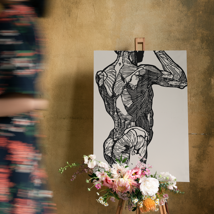 Body, Modern Canvas Print