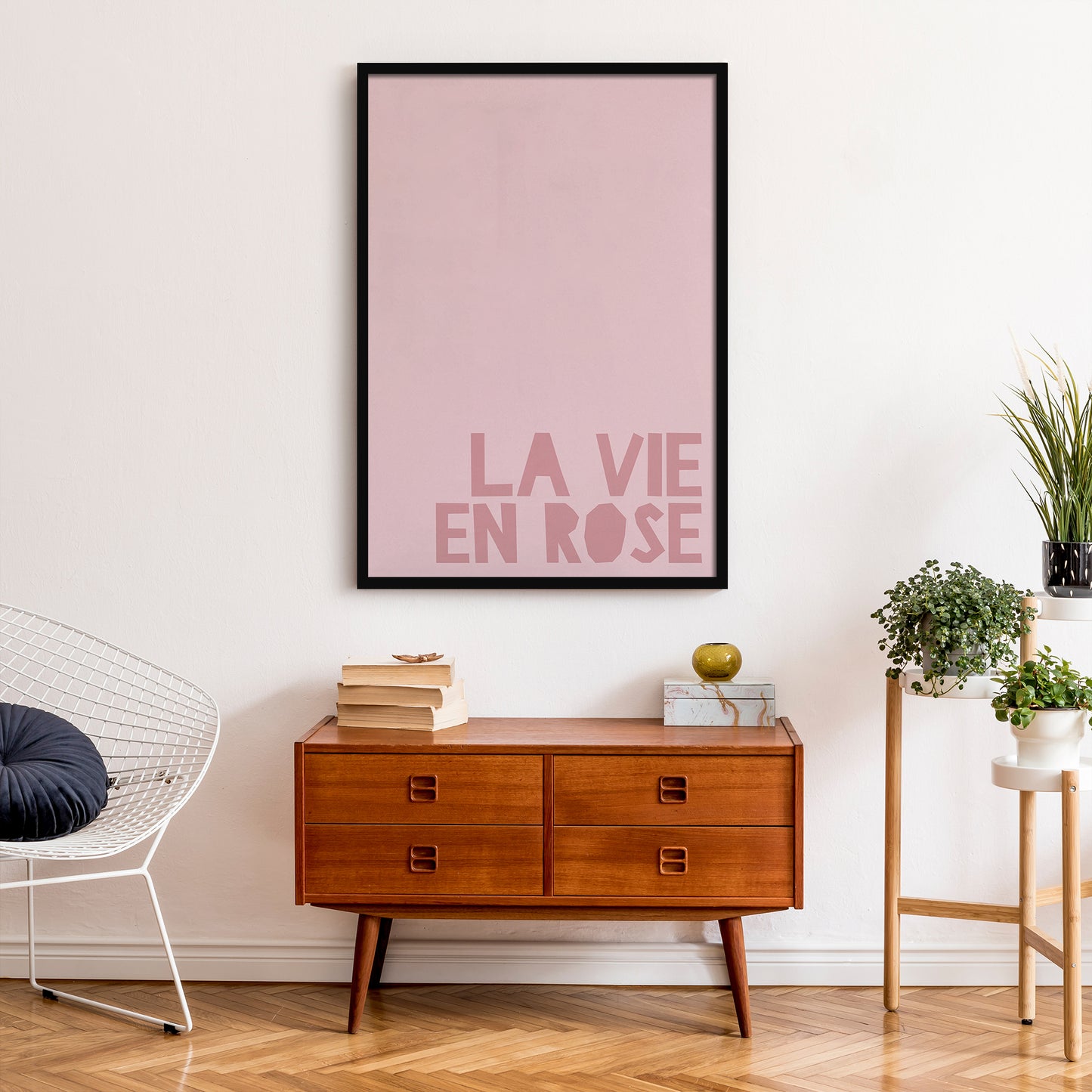 La Vie En Rose Minimalist Poster