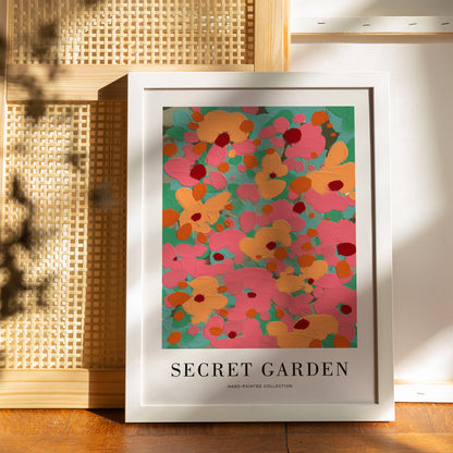 Secret Garden Artistic Painted Poster