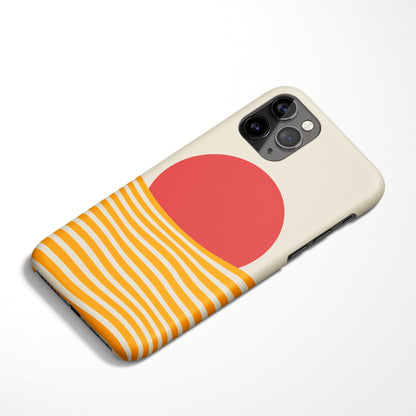 Abstract Sunset iPhone Case