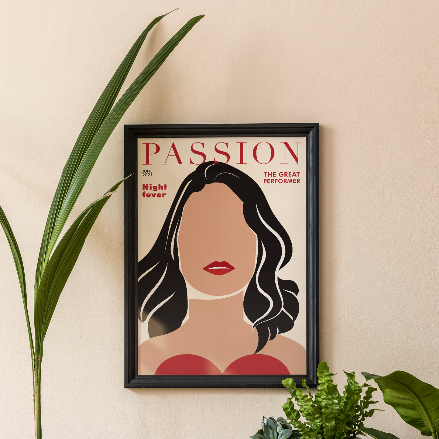 Woman's Passion Cover Print