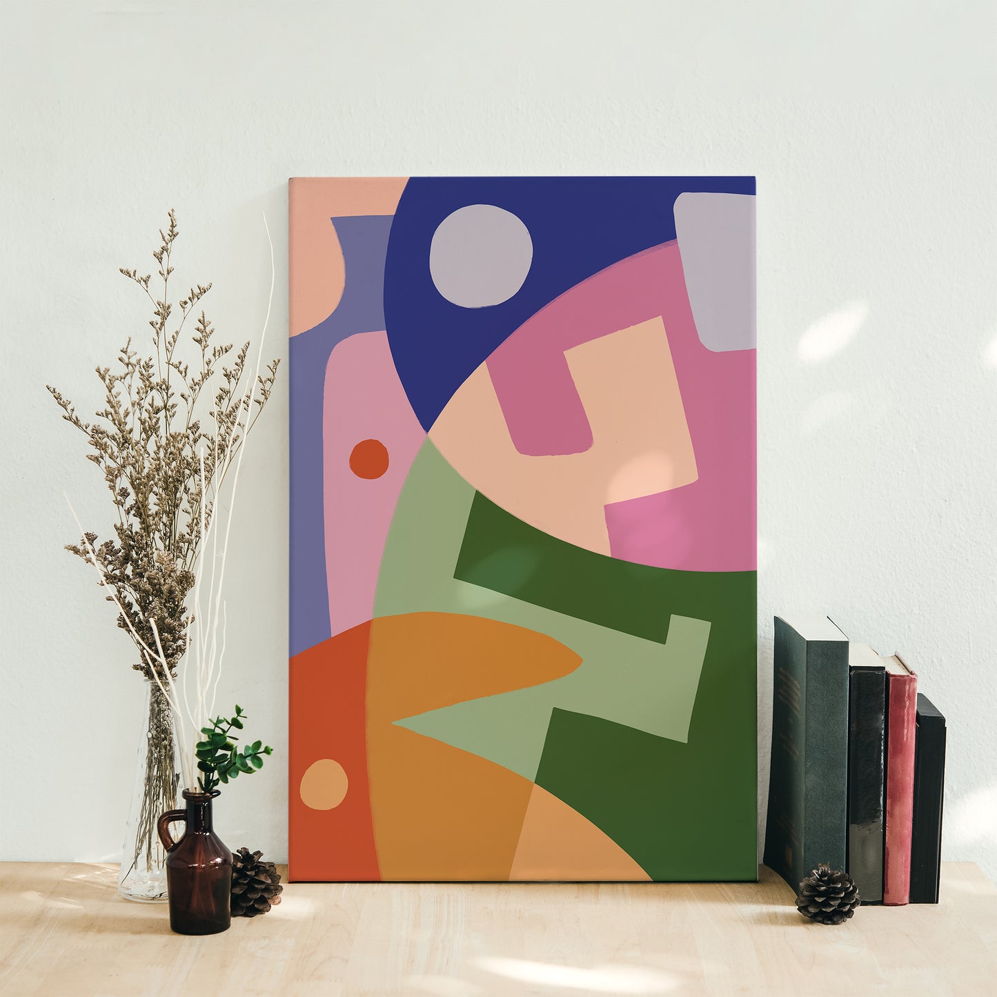 Colorful Abstract Art Canvas Print