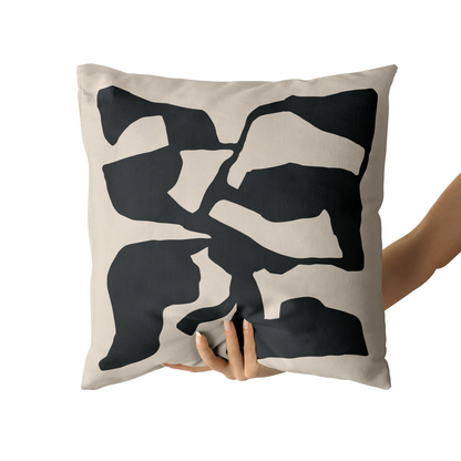 Contemporary Modern Art Throw Pillow