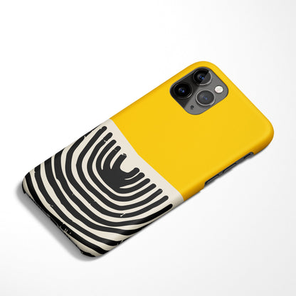 Yellow Illustration iPhone Case