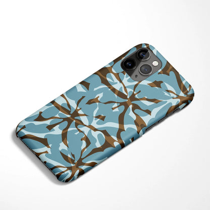 Blue Pattern iPhone Case