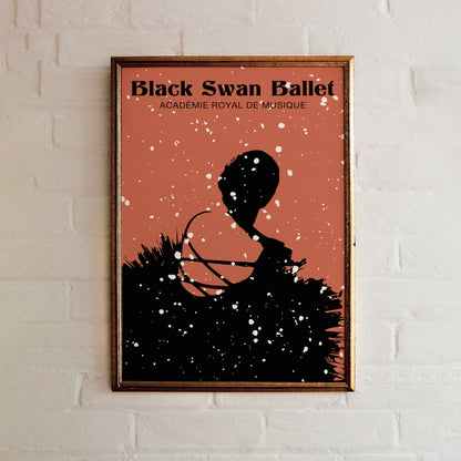 Black Swan Ballet Poster