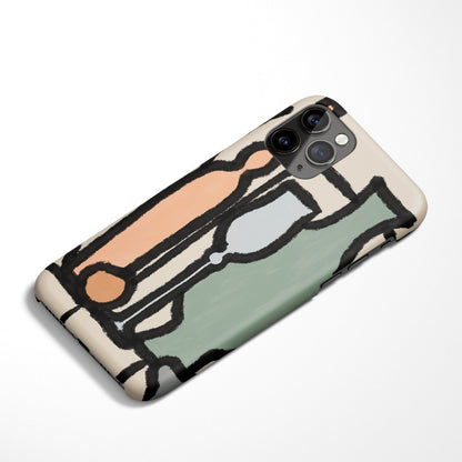 Art Deco Illustration - iPhone Case