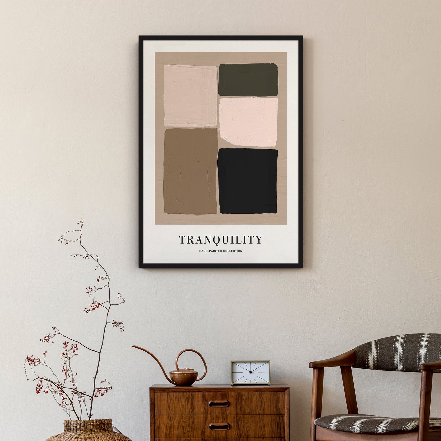 Tranquillity, Abstract Color Blocks Poster