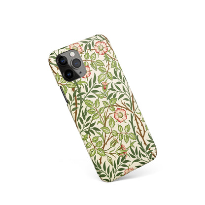 Vintage Floral Drawing - iPhone Case