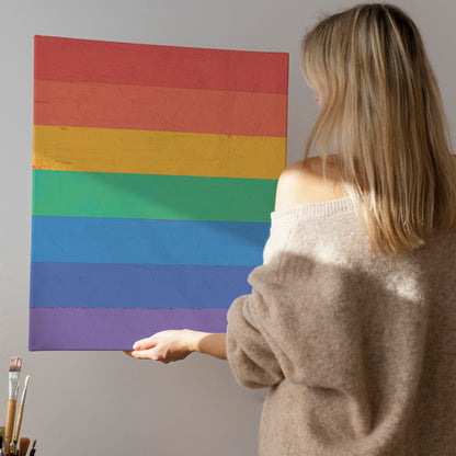 Colorful Rainbow Canvas