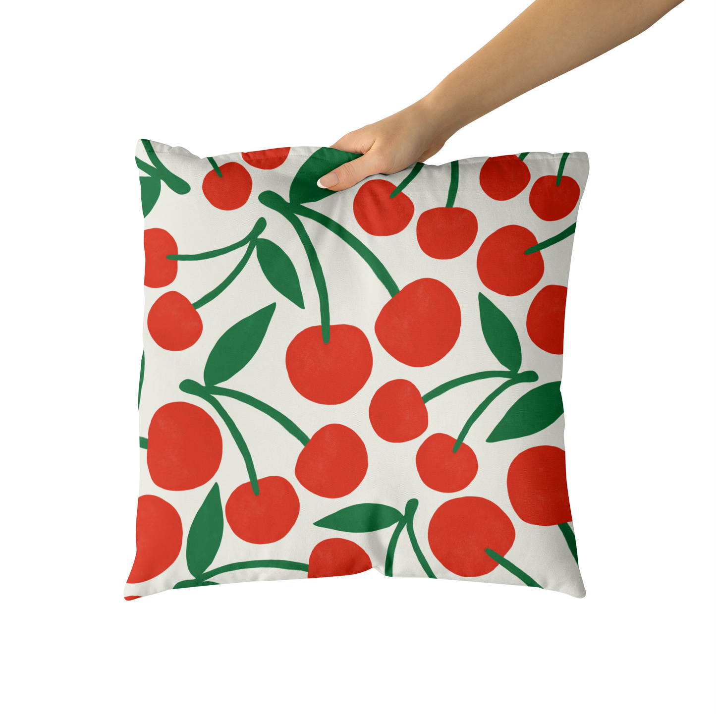 Cherry Fruit Pattern Throw Pillow