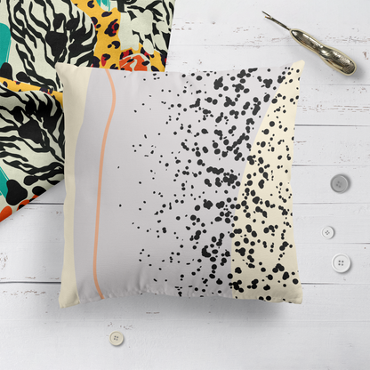 Contemporary Abstract Art Throw Pillow