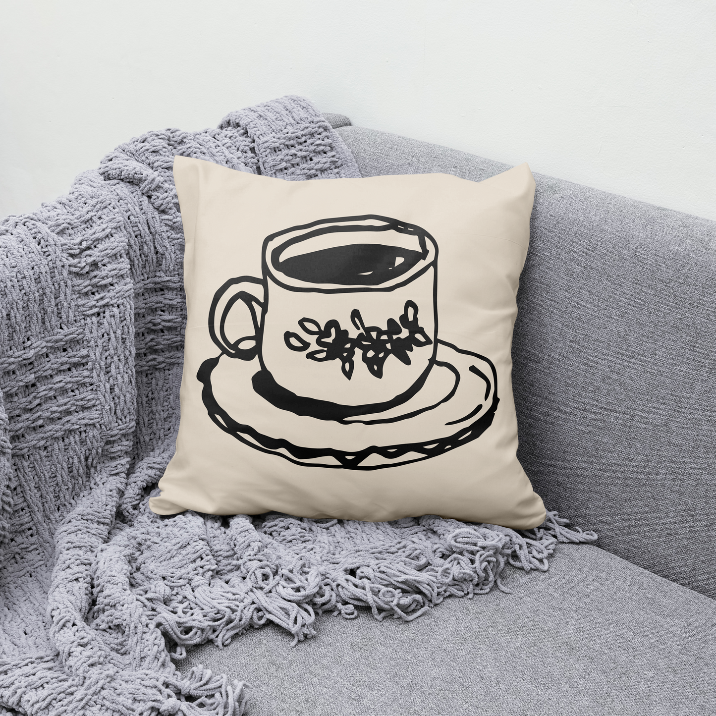 English Tea, Kitchen Throw Pillow