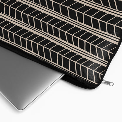 Black Etnic Pattern Art - Laptop Sleeve