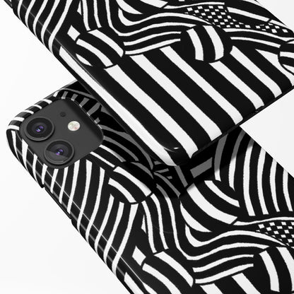 Black and White iPhone Case