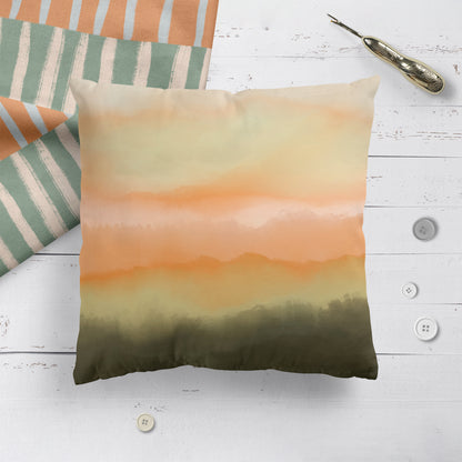 Break in the Weather Modern Art Throw Pillow