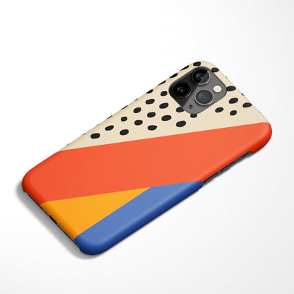 Mid Century Dots iPhone Case