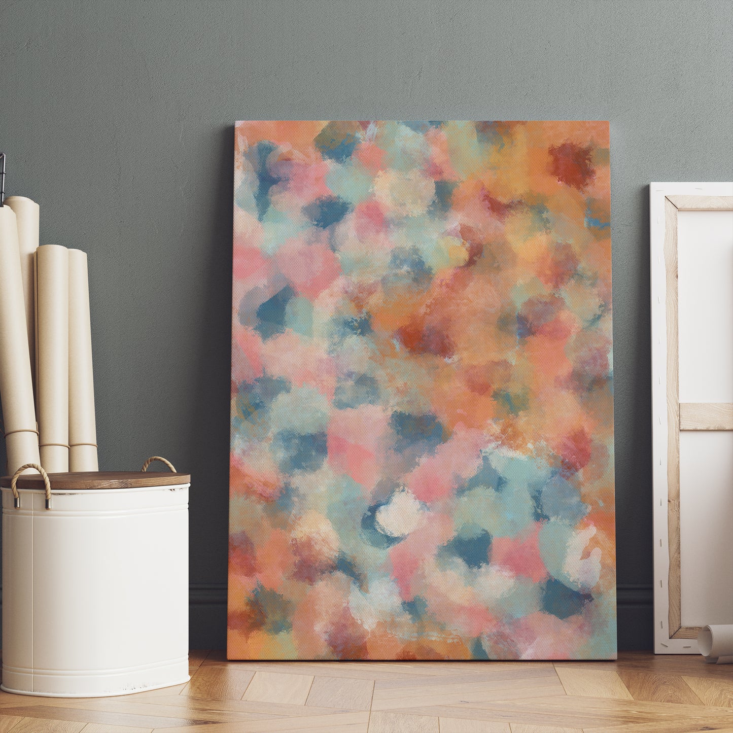 Colorful Abstract Painting Canvas Print