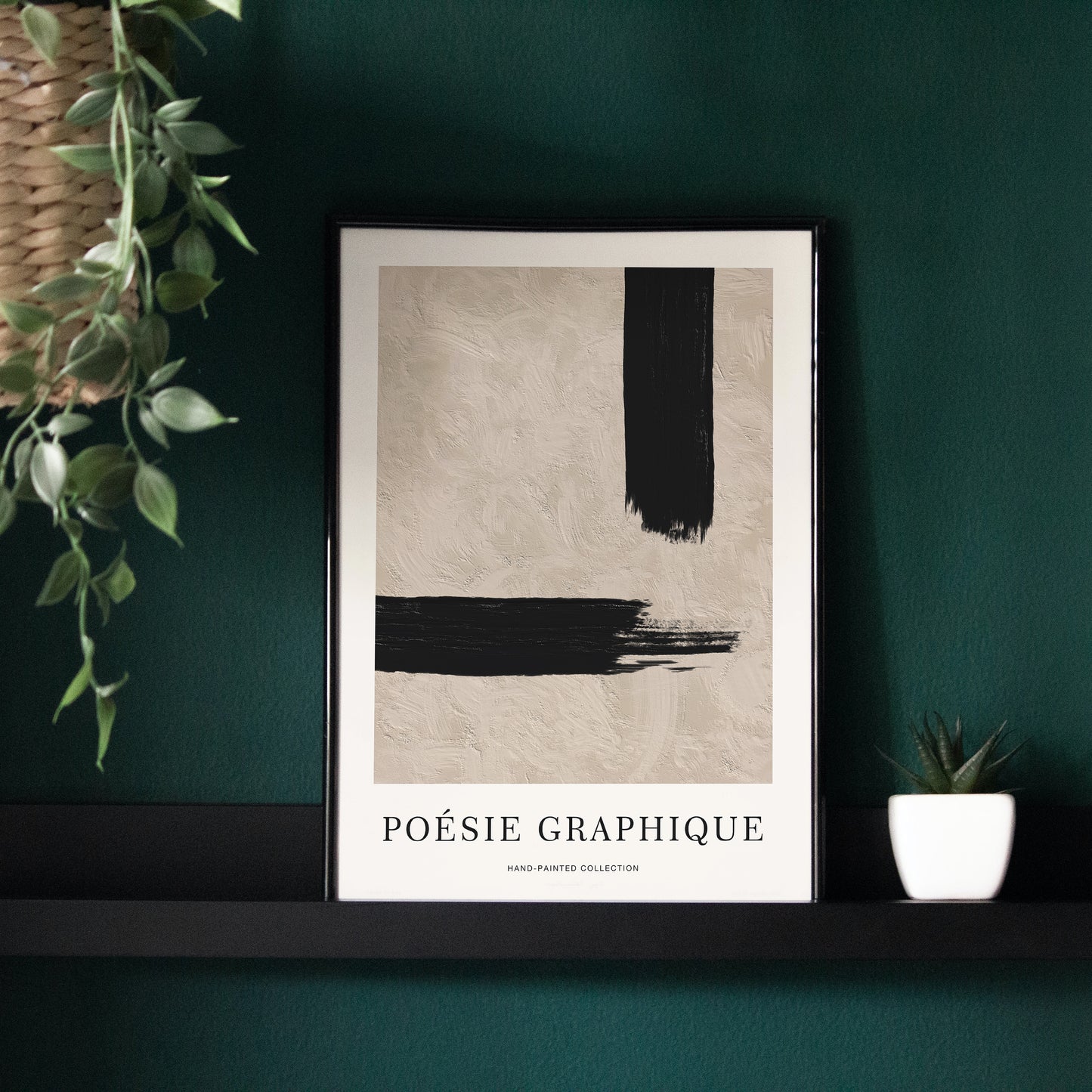 Poésie Graphique Modern Poster