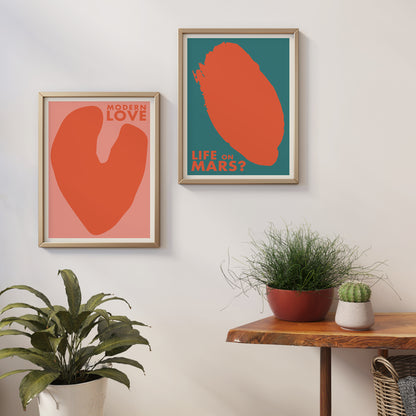 Set of 2 Music Art Prints