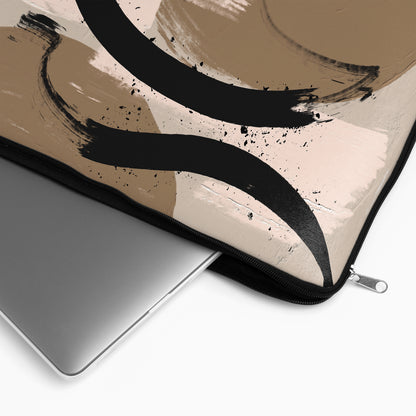 Abstract Beige Art - Laptop Sleeve