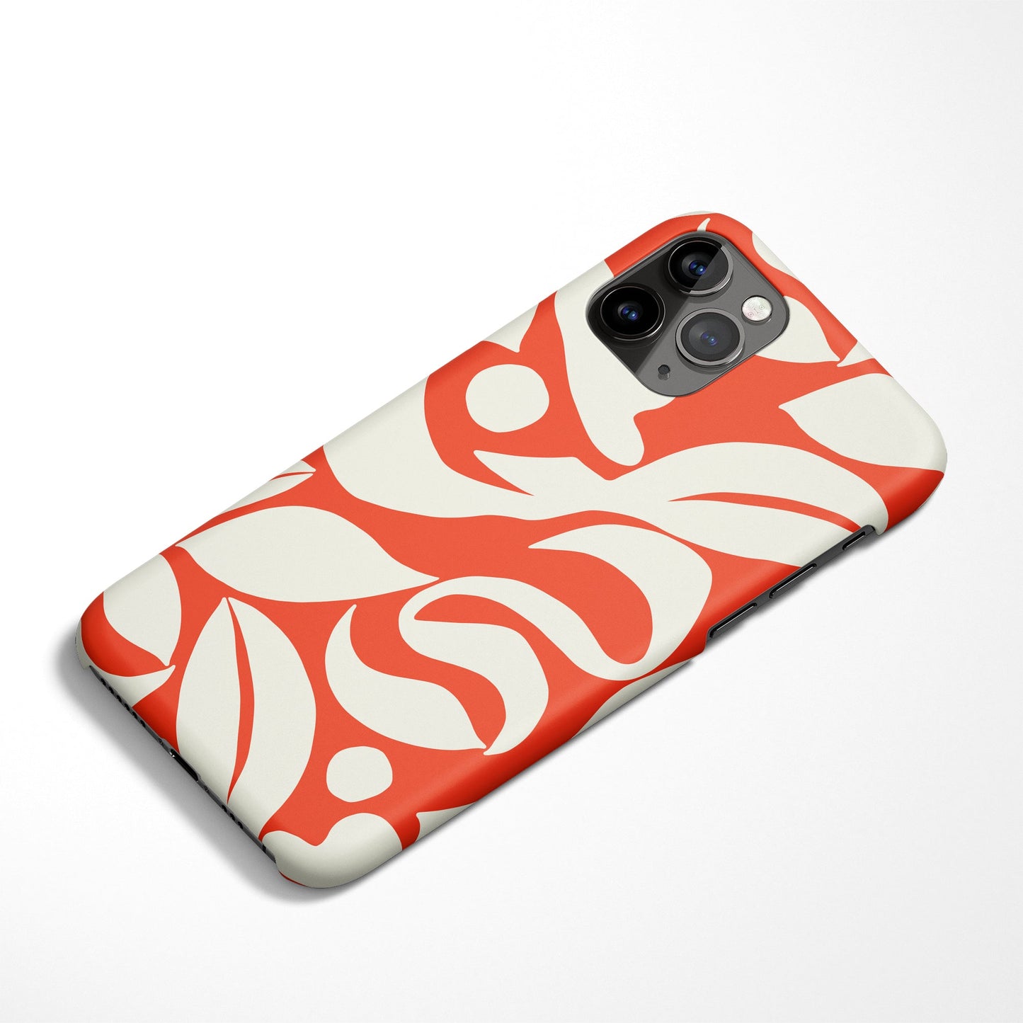 Red and White iPhone Case