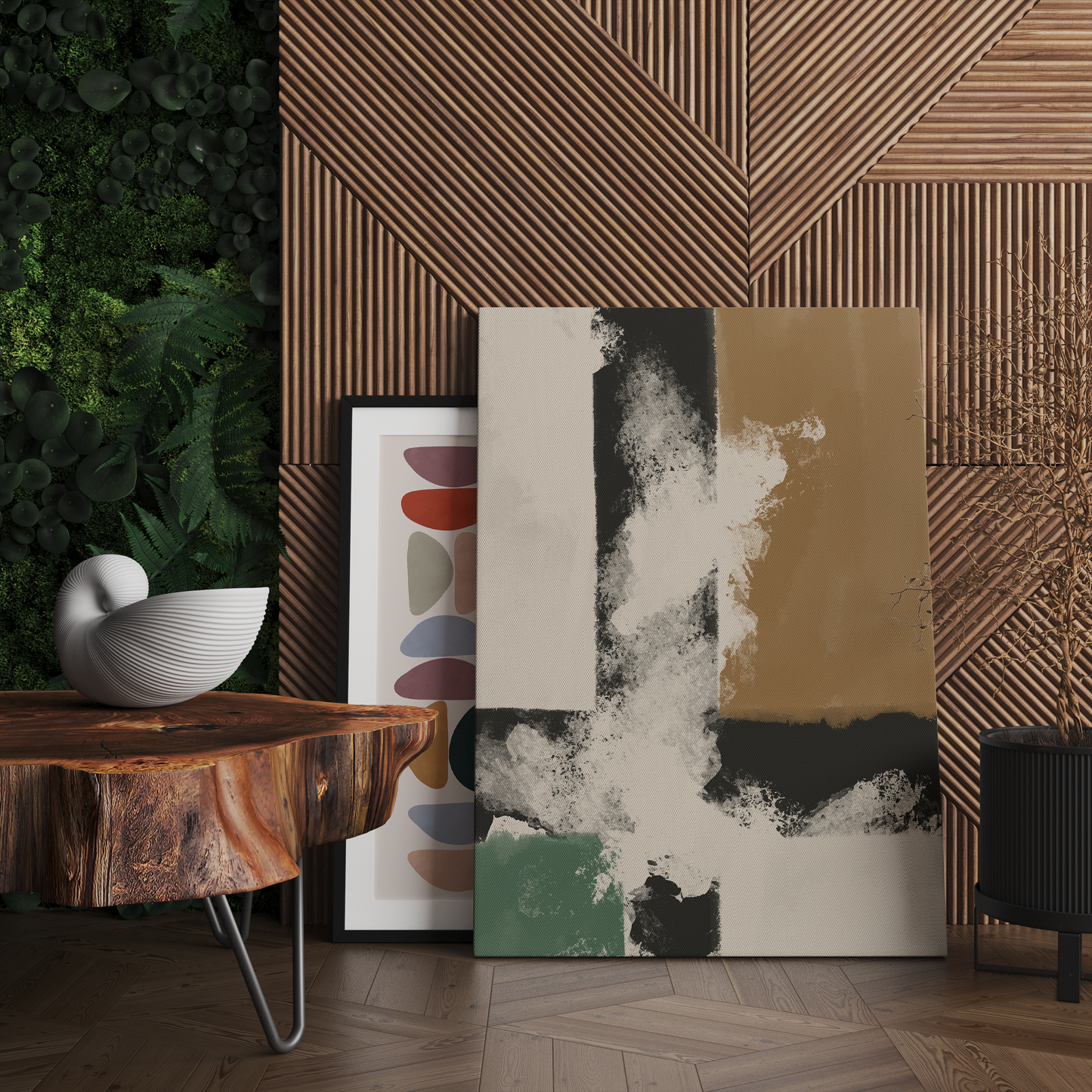 Modern Abstract Wall Art Canvas Print