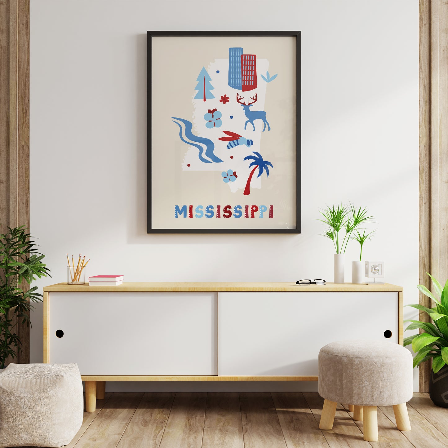 Mississippi, Travel Poster