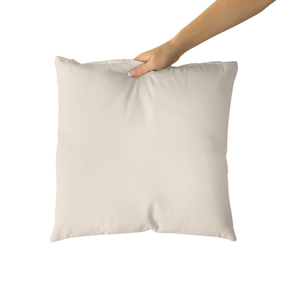 Beige Brown Striped Minimalist Throw Pillow